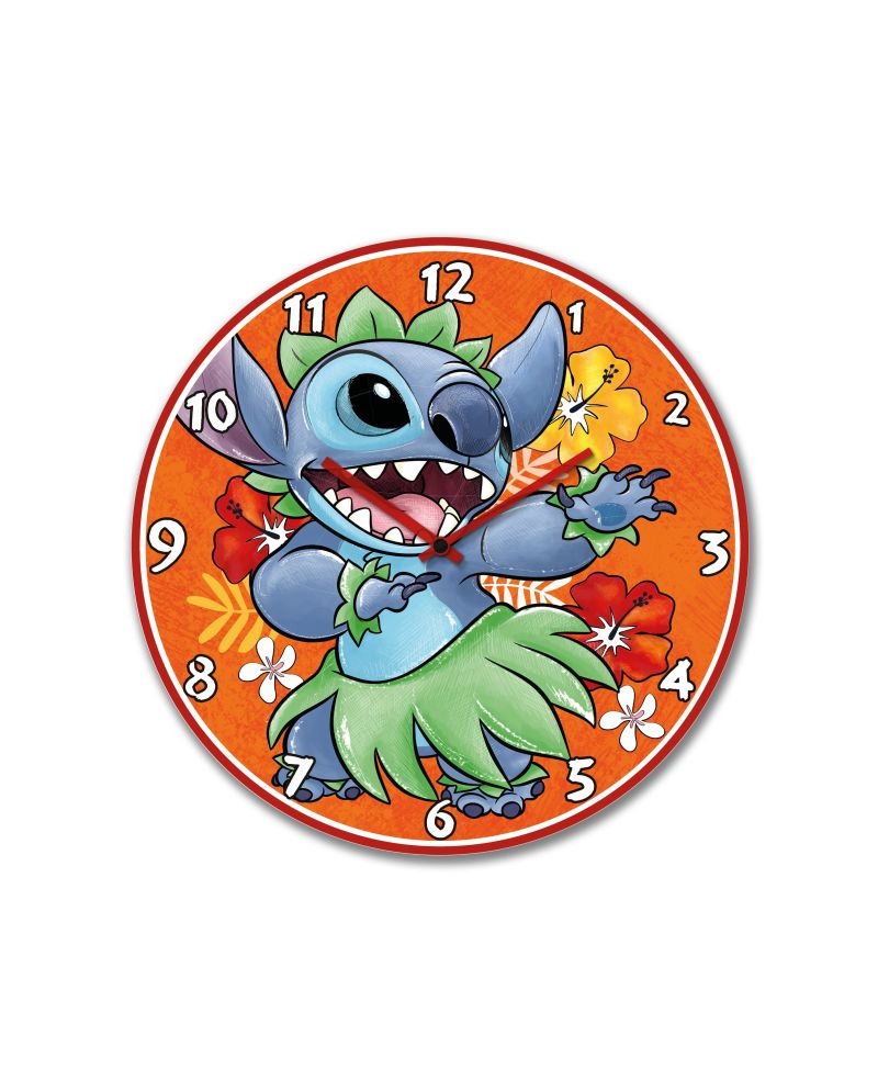 STITCH - Horloge Murale 35cm - Orange - vue principale