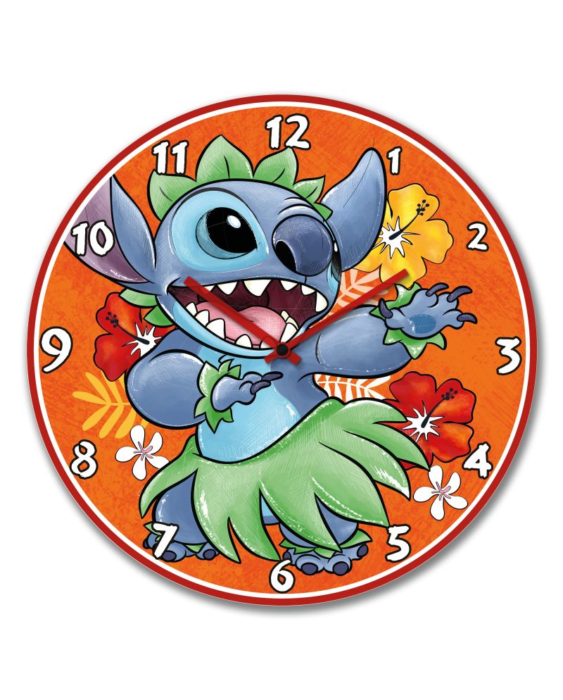 STITCH - Horloge Murale 50cm - Orange - vue principale