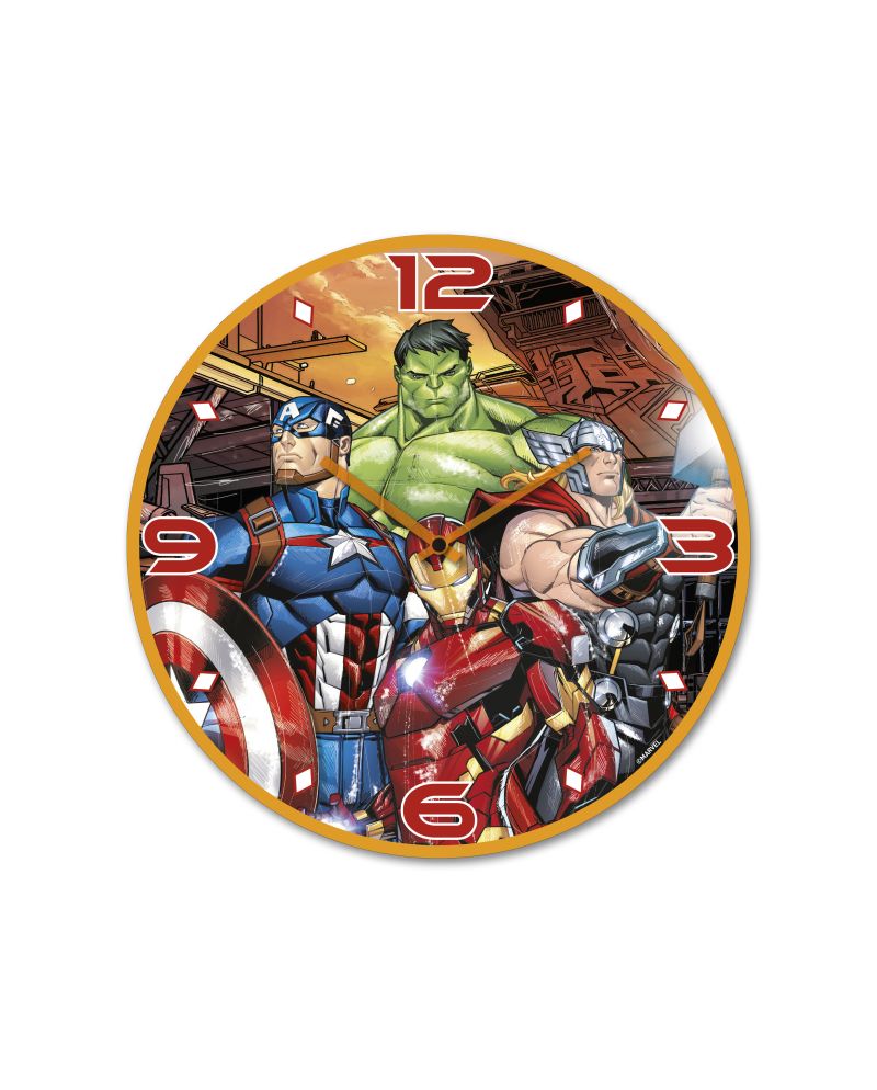 MARVEL - Horloge Murale 35cm - Avengers - vue principale