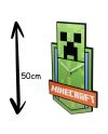 MINECRAFT - Creeper - Horloge Murale 50cm - vue de dos