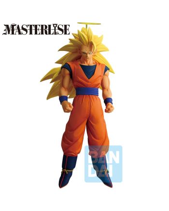 DRAGON BALL - Super Saiyan 3 Son Goku - Figurine Battle 25cm - vue de face