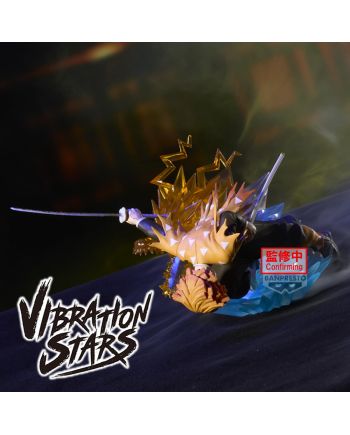 DEMON SLAYER - Zenitsu Agatsuma - Figurine Vibration Stars Plus 12cm - vue de profil