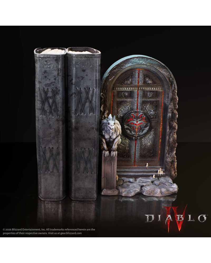 DIABLO IV - Porte de l'Enfer - Serre-Livres 18.3cm - vue principale