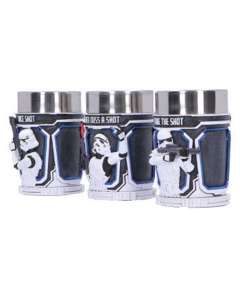 STAR WARS - Stormtrooper - Set de 3 verres à shots - vue de profil