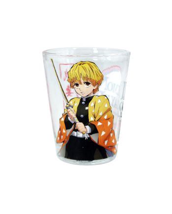 Détail des illustrations sur les verres à shot Demon Slayer