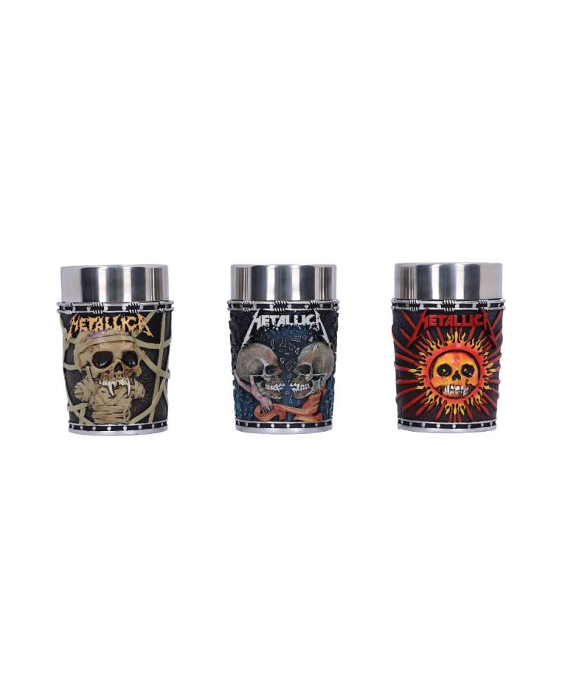 Set de 3 verres à shots Metallica Pushead Art 8.5cm