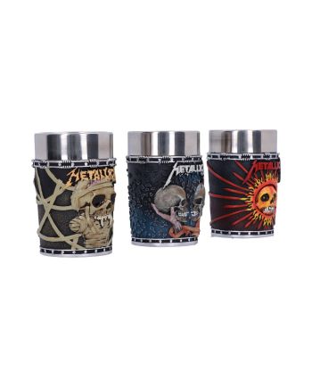 Coffret de 3 shots Metallica collection Pushead