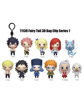Bag clip en mousse 3D Fairy Tail vue détaillée
