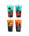 Pack de 2 verres My Hero Academia Izuku et Bakugo 450ml