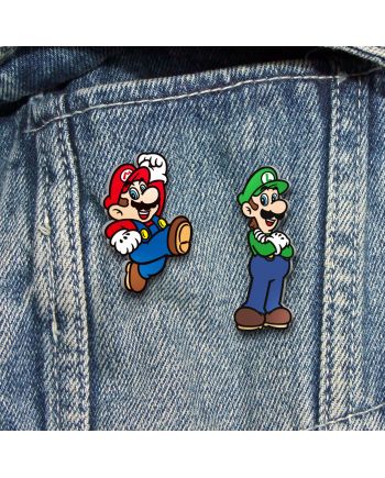 Set de 2 pin's en métal Super Mario Paladone