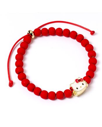 Bracelet à perles Hello Kitty rouge - JB Manga Shop