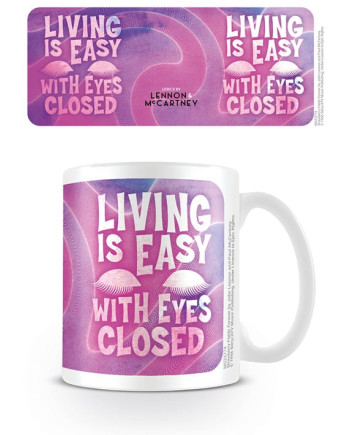 LENNON & MCCARTNEY - Mug - 315 ml - Living Is Easy With Eyes Closed