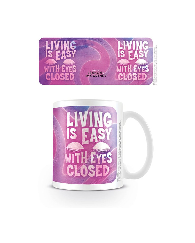 LENNON & MCCARTNEY - Mug - 315 ml - Living Is Easy With Eyes Closed