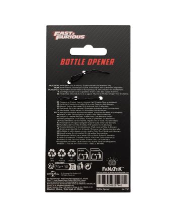 Décapsuleur collector Fanattik Fast & Furious vue complète