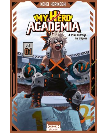 Couverture édition collector Bakugo du tome 1 de My Hero Academia