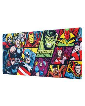 Tapis de bureau XL Marvel Avengers vue générale