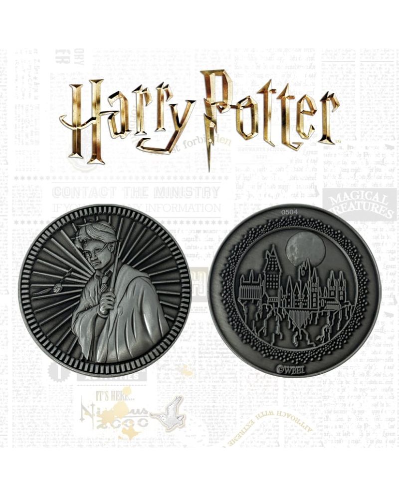 Pièce de collection Harry Potter édition limitée à l'effigie de Harry