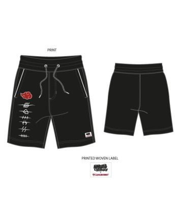 Short Bermuda Naruto Akatsuki taille S