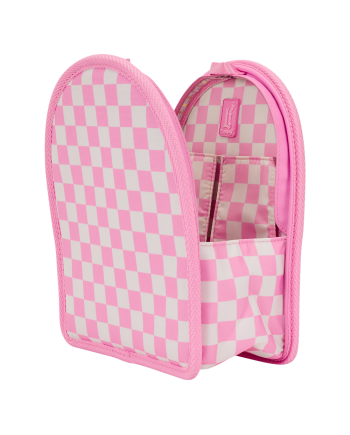 Organisateur de mini sac à dos Loungefly motif Checkerboard vue de face