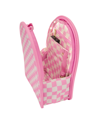 Organisateur de mini sac à dos Loungefly Checkerboard détail du motif