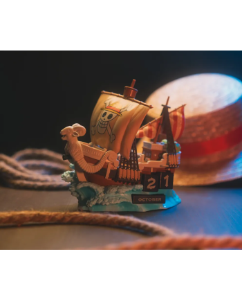 Calendrier perpétuel 3D en résine Going Merry One Piece Netflix