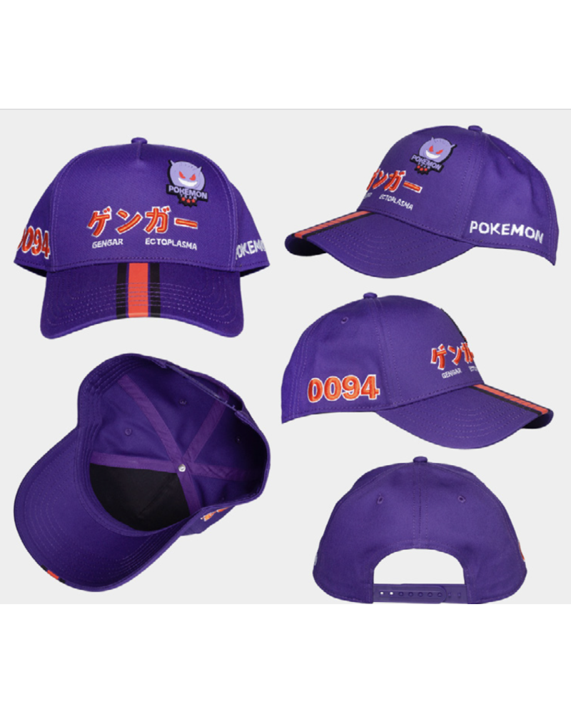 Casquette Pokémon Ectoplasma taille unique adulte, marque Difuzed