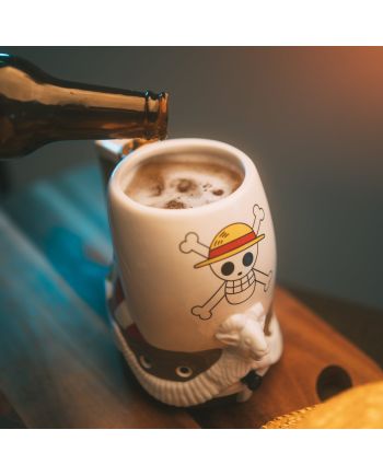 Chope 3D Going Merry One Piece Netflix 750ml vue de face