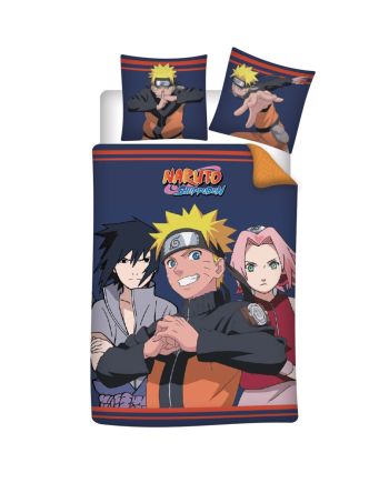 Parure de lit Naruto Friends 140x200cm en microfibre