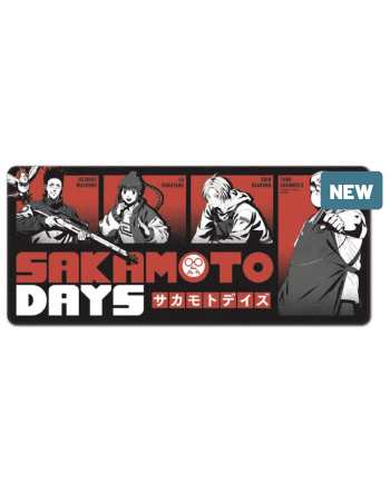 Tapis de bureau XL Sakamoto Days format 80x35 cm