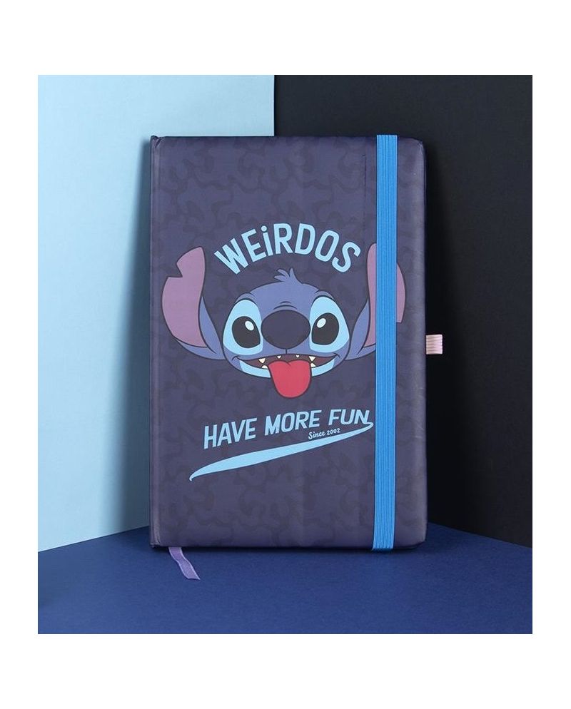 Carnet de notes Stitch A5 Weirdos Have More Fun Disney Lilo et Stitch