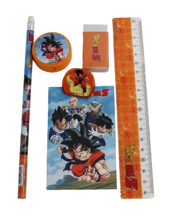 Set de papeterie Dragon Ball Z avec pot à crayon - vue d'ensemble