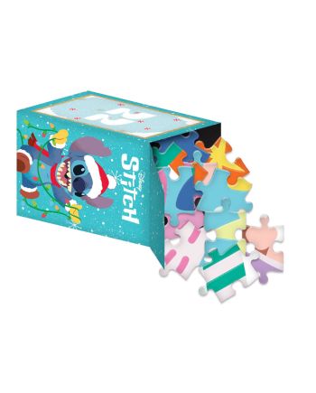 Aperçu des pièces du puzzle Disney Stitch et Angel