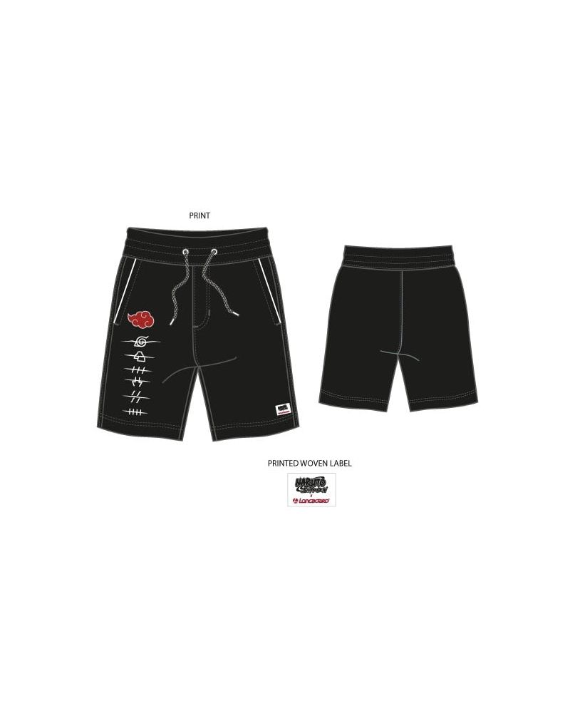 Short bermuda Naruto Akatsuki taille M pour fans de manga