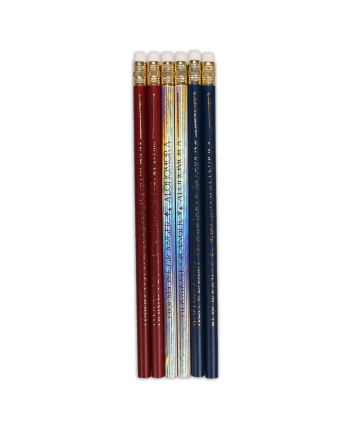 Set de 6 crayons en forme de baguettes magiques Harry Potter
