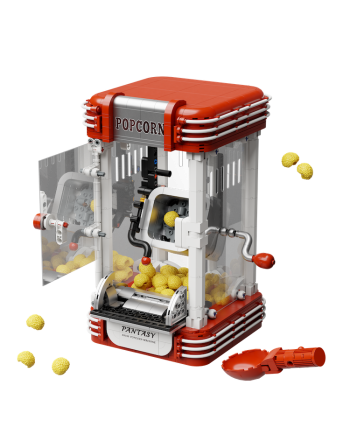 PANTASY Machine à Popcorn bloc de construction vue de côté