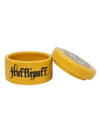Boite en céramique ronde Poufsouffle Harry Potter - vue d'ensemble