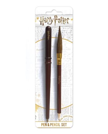 HARRY POTTER - Pen & Pencil Set - Wand & Broon - vue principale