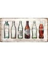 COCA-COLA - Timeline - Plaque métal '25x50cm' - vue principale