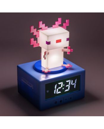 MINECRAFT - Axoloti - Réveil Lumineux Icon 12cm - vue principale