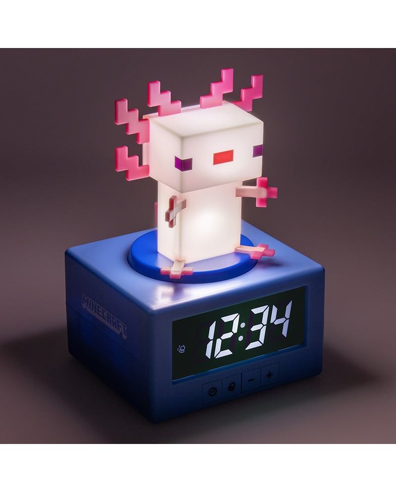 MINECRAFT - Axoloti - Réveil Lumineux Icon 12cm - vue principale