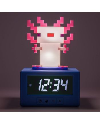 MINECRAFT - Axoloti - Réveil Lumineux Icon 12cm - vue de face