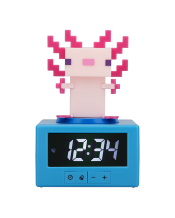 MINECRAFT - Axoloti - Réveil Lumineux Icon 12cm - vue de profil