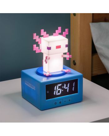 MINECRAFT - Axoloti - Réveil Lumineux Icon 12cm - vue de detail