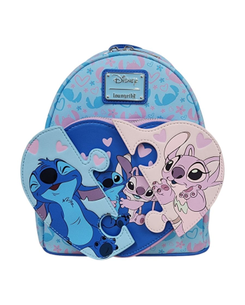 DISNEY - Stitch & Angel - Mini Sac à Dos LoungeFly "Exclusive Edition" - vue de face