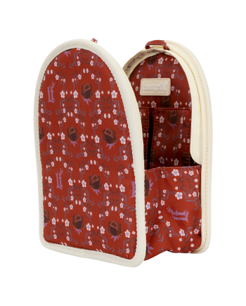 LOUNGEFLY - Cream & Red -Organisateur de Mini sac à dos LoungeFly - vue principale