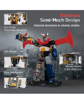 MAZINGER Z - Mazinger Z mécanique - Bloc de Construction 1901 pcs - vue de face