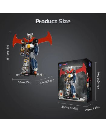 MAZINGER Z - Mazinger Z mécanique - Bloc de Construction 1901 pcs - vue de detail