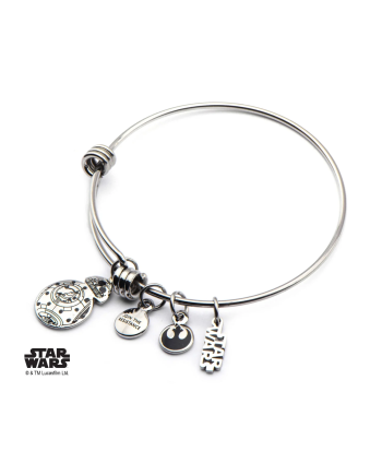 STAR WARS - Bracelet Charms BB-8 Inox 316L - vue principale