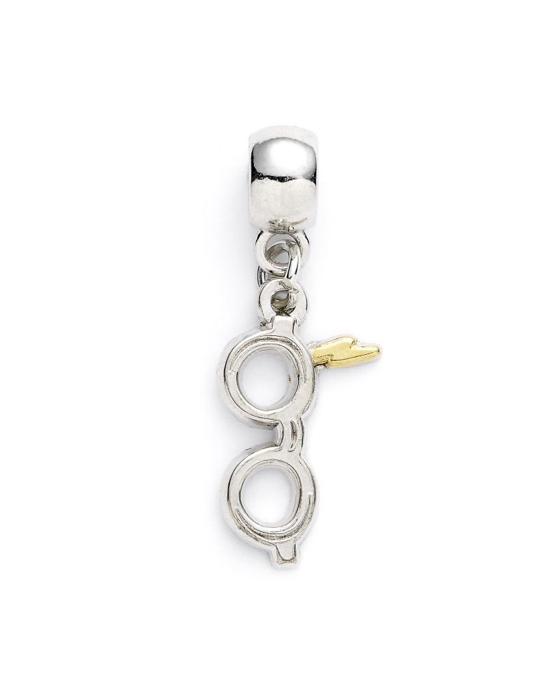 HARRY POTTER - Eclair & Lunettes - Charme pour Collier & Bracelet - vue principale
