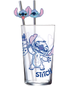 STITCH - Pack Verre XXL Premium 480ml + 2 Pailles en Métal - vue principale